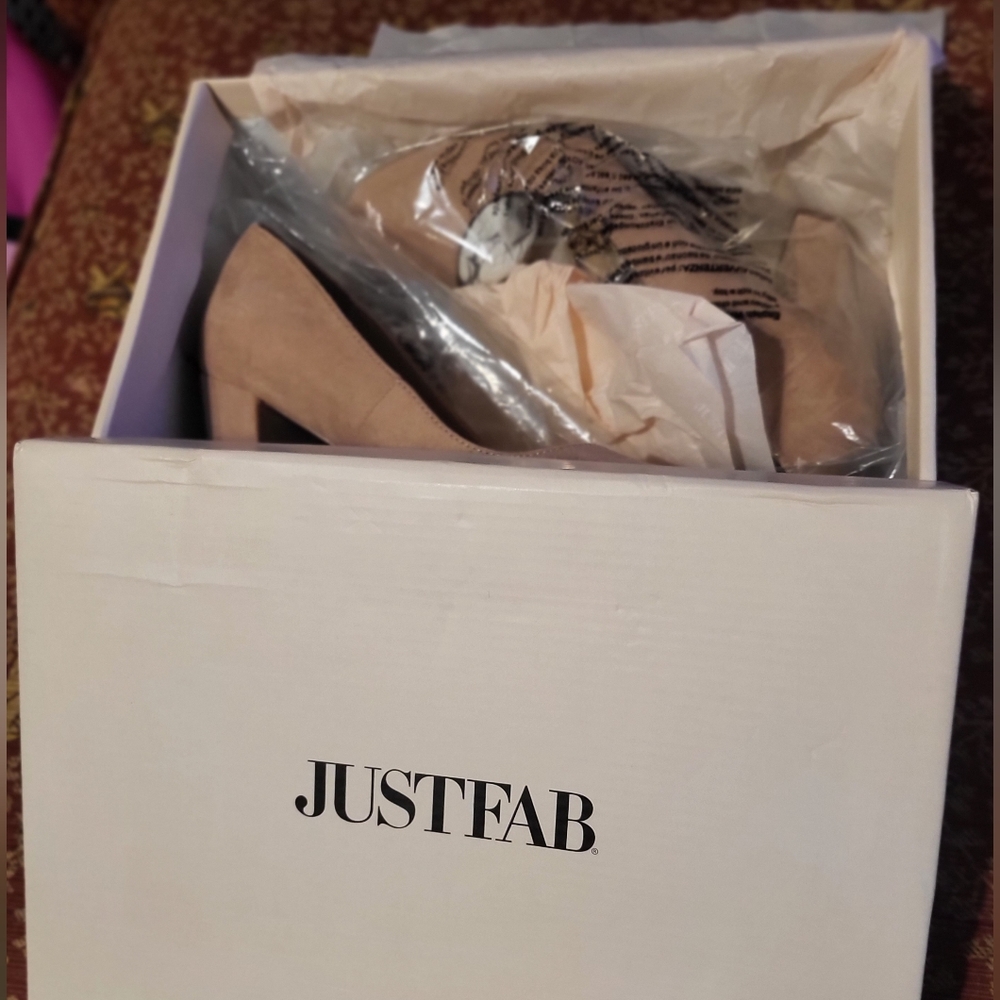 JustFab Blush pumps